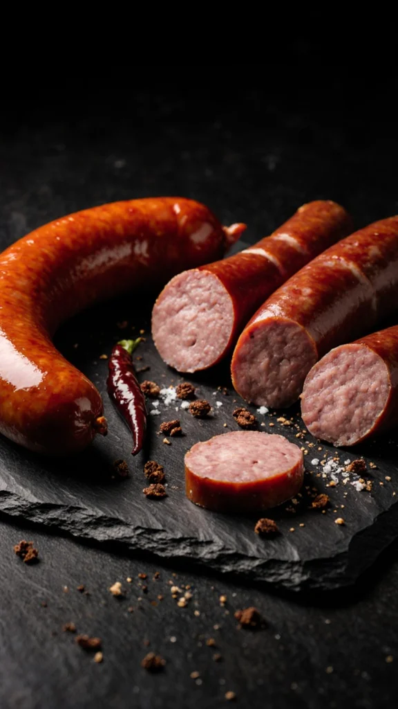 Embutidos artesanales: chistorra, chorizo argentino, chorizo espanol